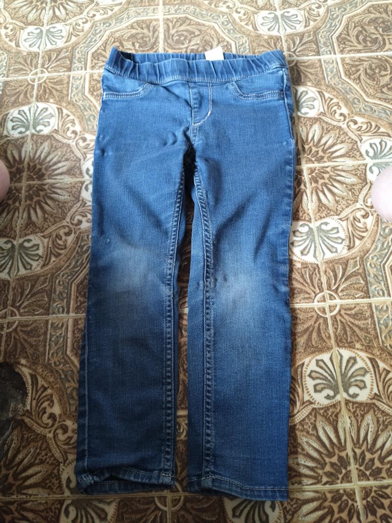 Blå H&M denimleggings