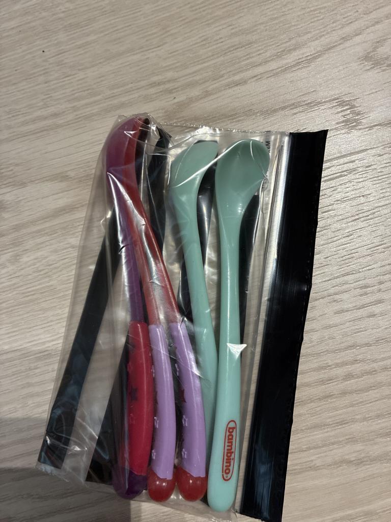 Babyskeer i plastik x 5