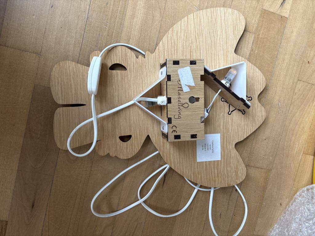 Trælampe cowboy
