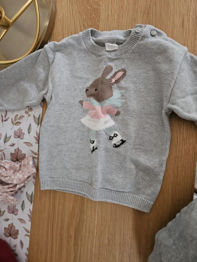 H&M strikbluse 86