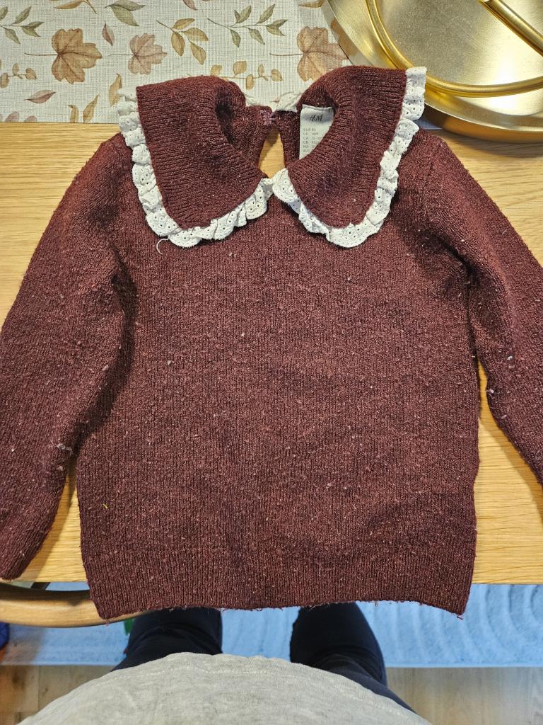 H&M strikbluse 86