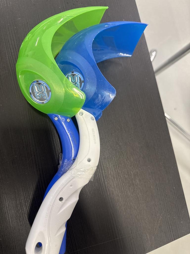 Snehoveder grøn/blå