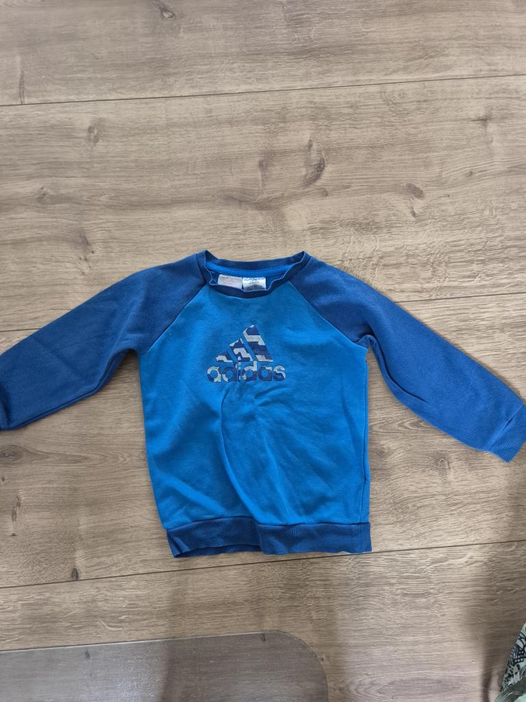 Adidas sweat blå str 92