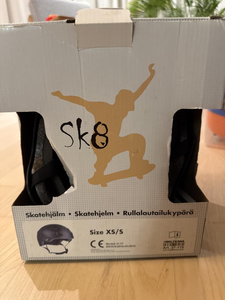 Skaterhjelm, xs/s