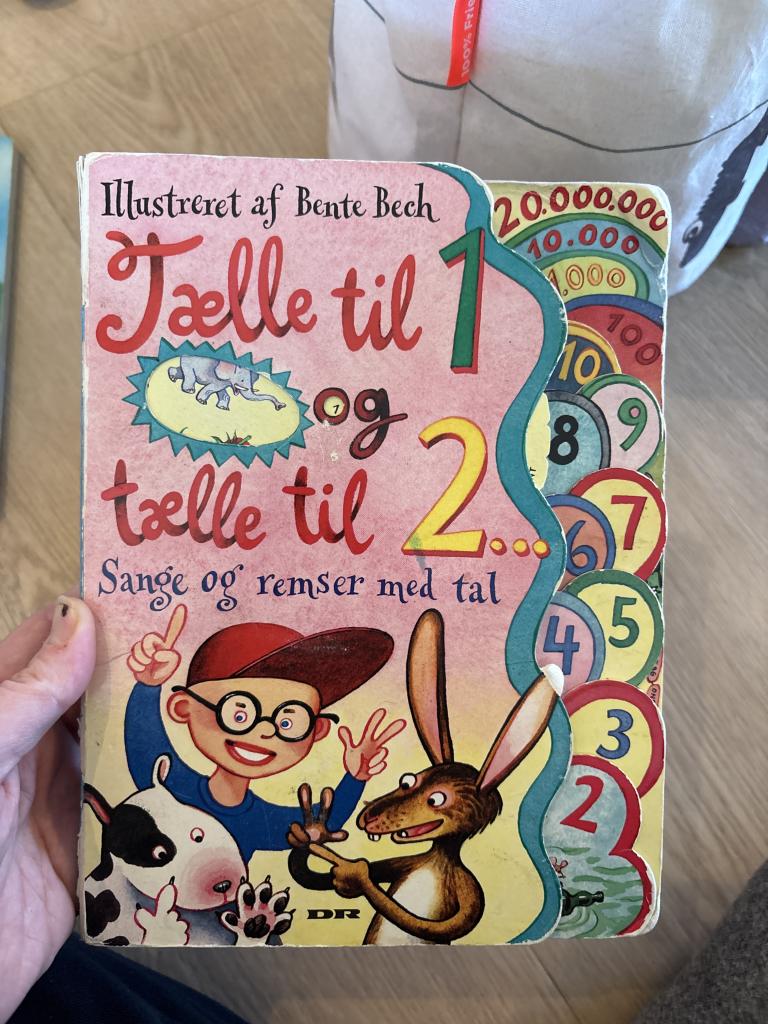 Børnebog Tælle til 1