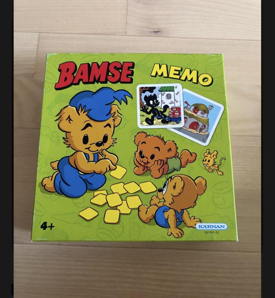 Bamse Memo spil
