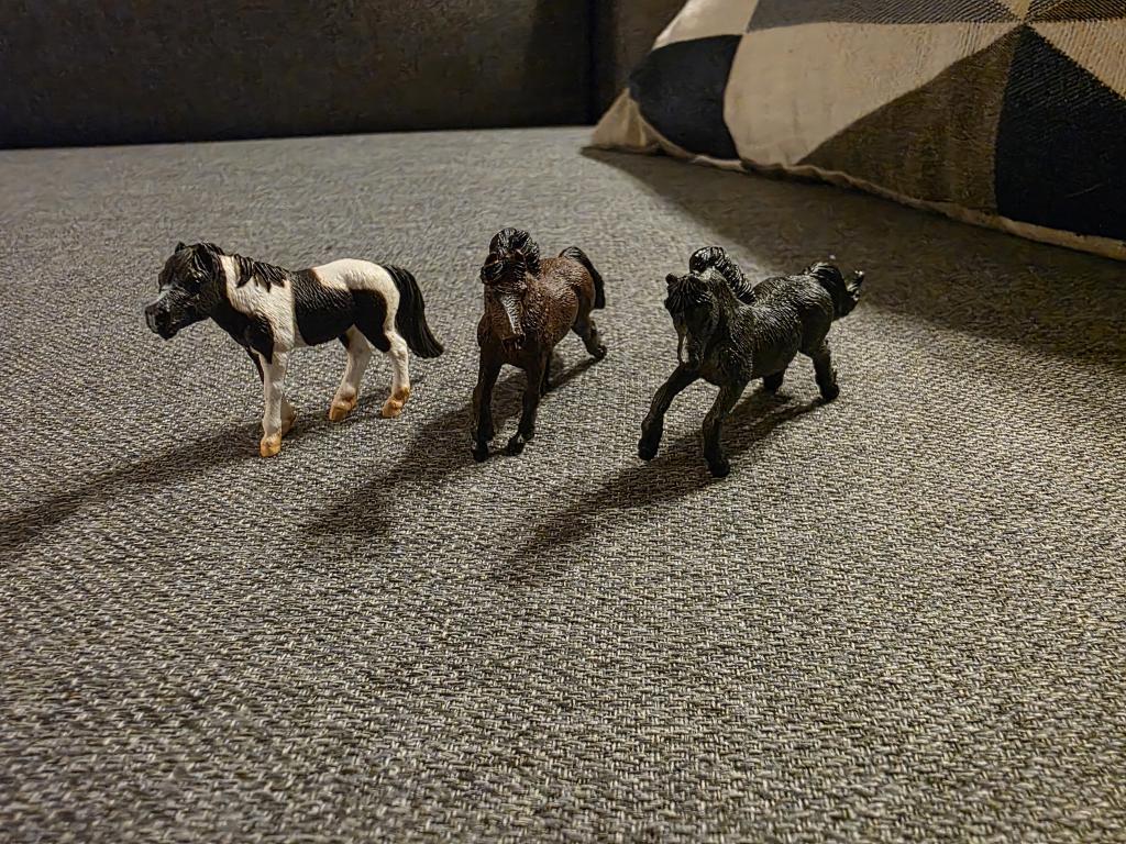 3 Safari føl/ponyer