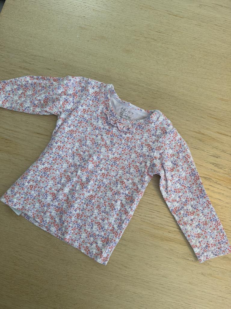 H&C bluse blomster 80
