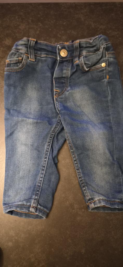 Blå babyjeans H&M 68
