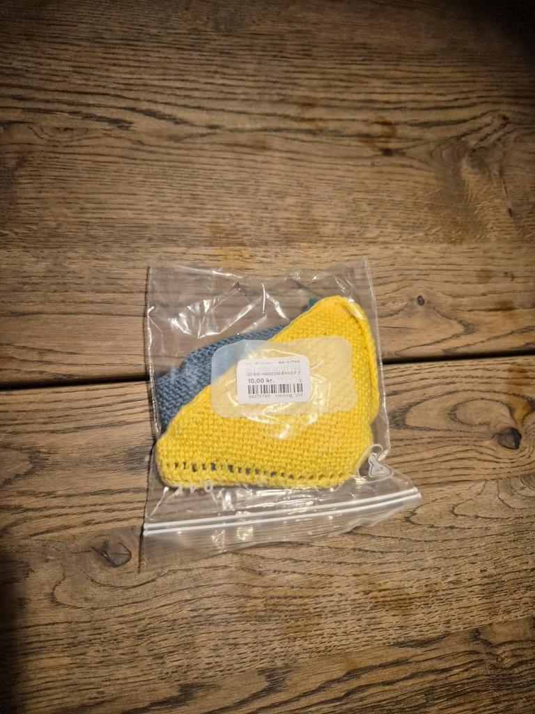 2 stk strik hagesmæk