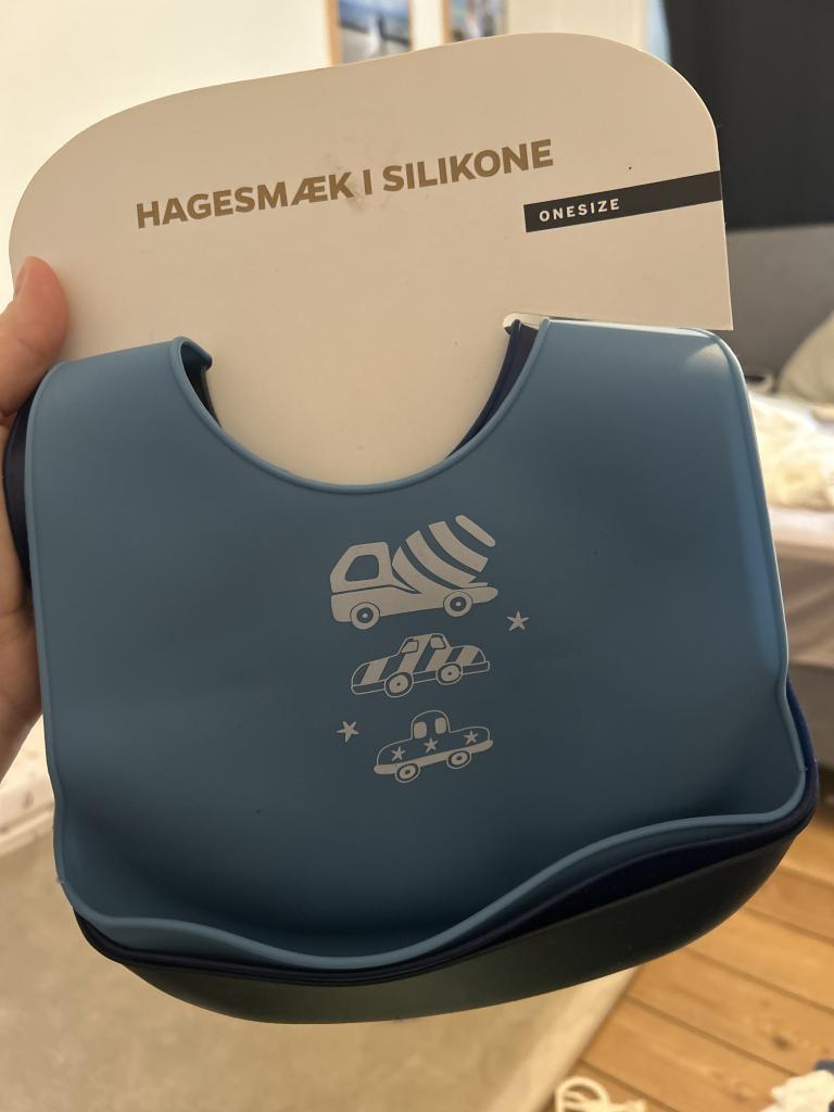 3 Blå silikonehagesmæk