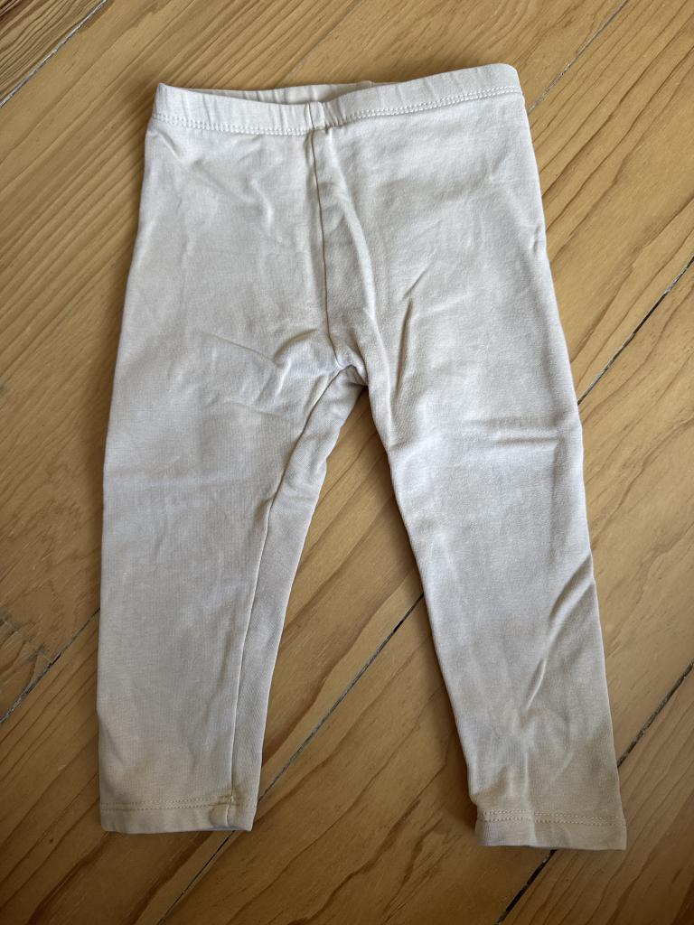 Beige varme leggings