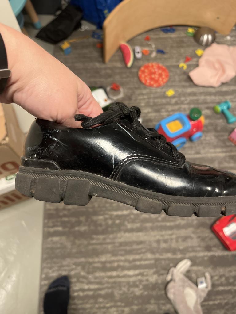 Clarks sorte sko 33