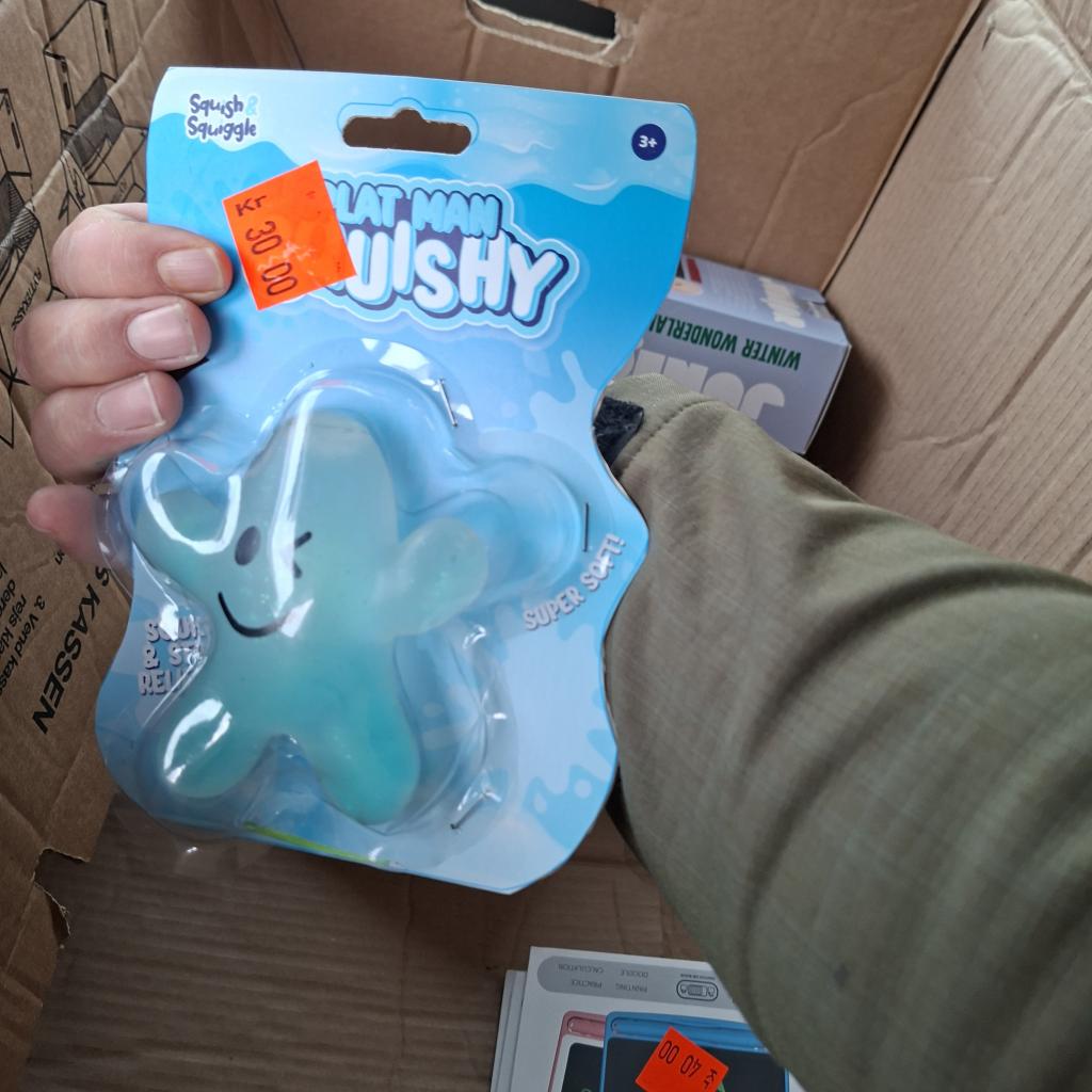 Blå Squishy legetøj