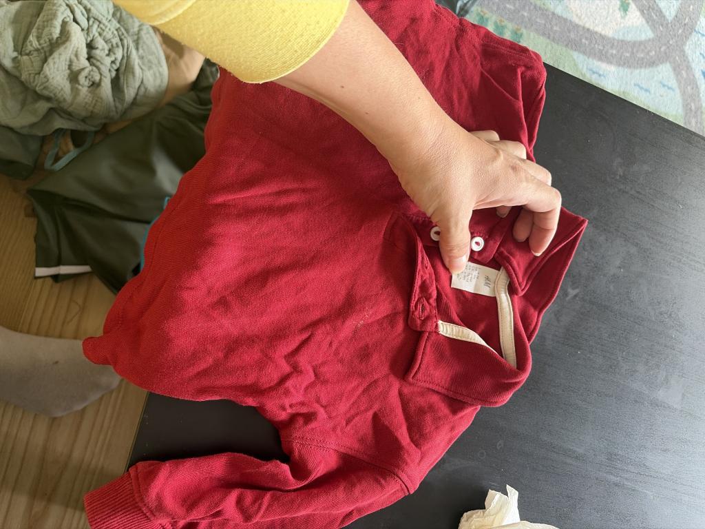 H&M rød skjorte