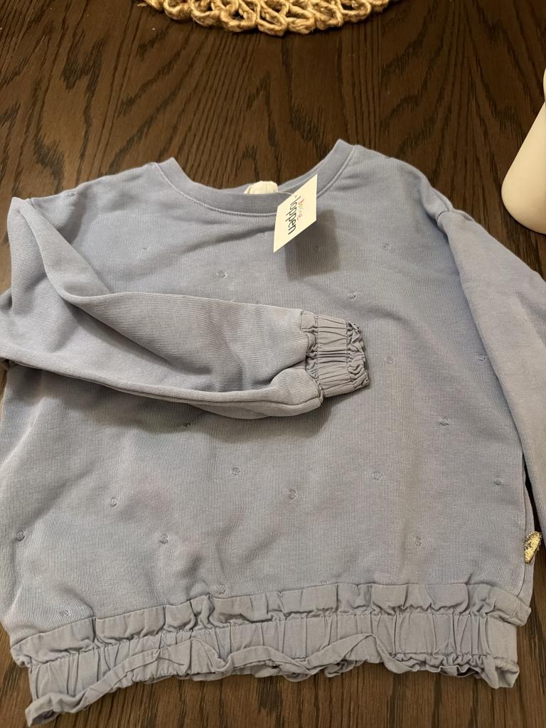 Blå sweatshirt Pomdel