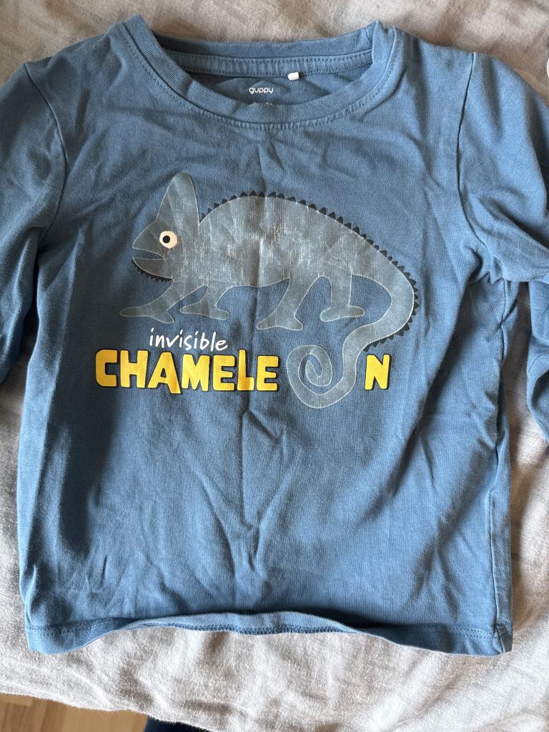 Blå bluse cameleon 98