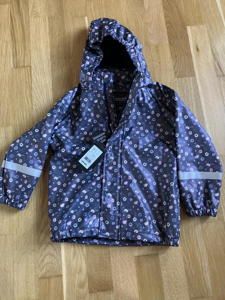 Regnjakke m fleece110Ny