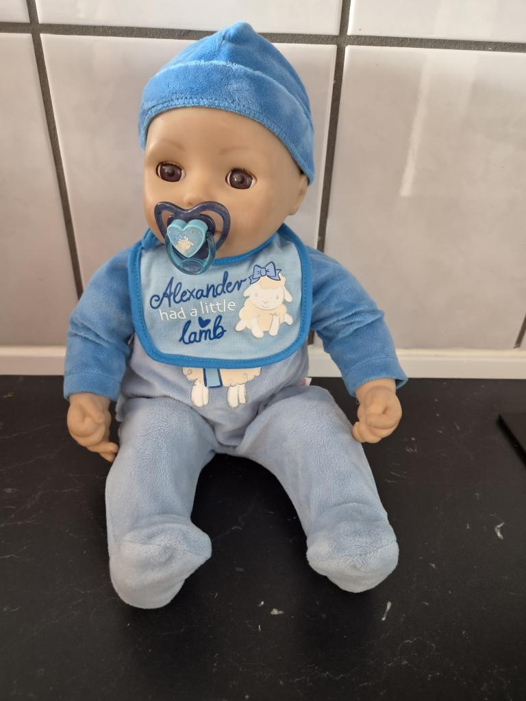 Babyborn dukke blå