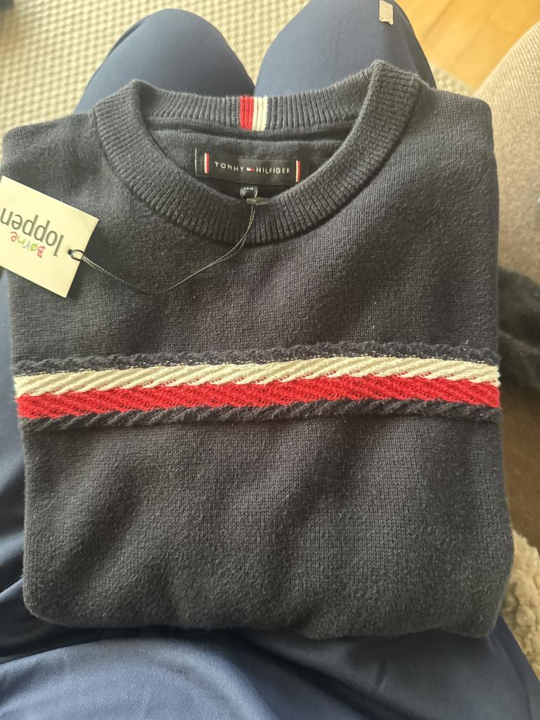 Hilfiger strik 140 navy