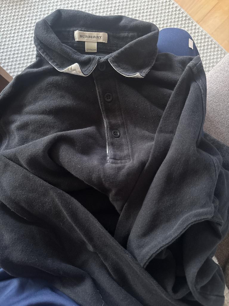 Burberry polo ls 152 sort