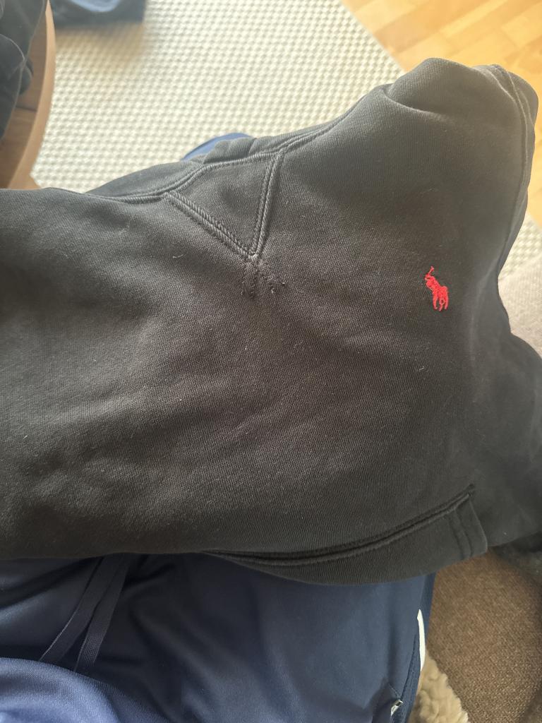 RL hoodie 8y sort