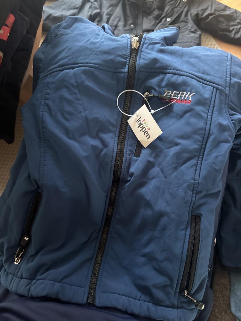Peak softshell 7/8y blå