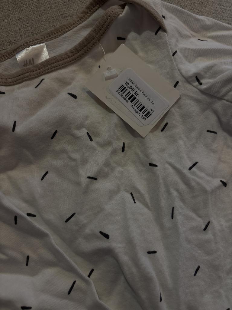 H&M bluse hvid.sb 74
