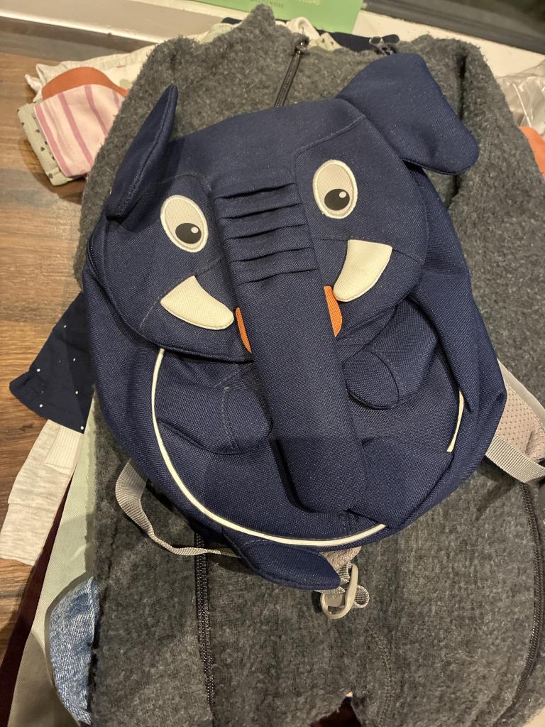 Blå elefanttaske M