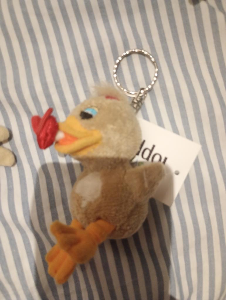 Ælling bamse nøglering