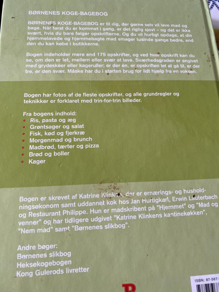 Børnenes koge-bagebog