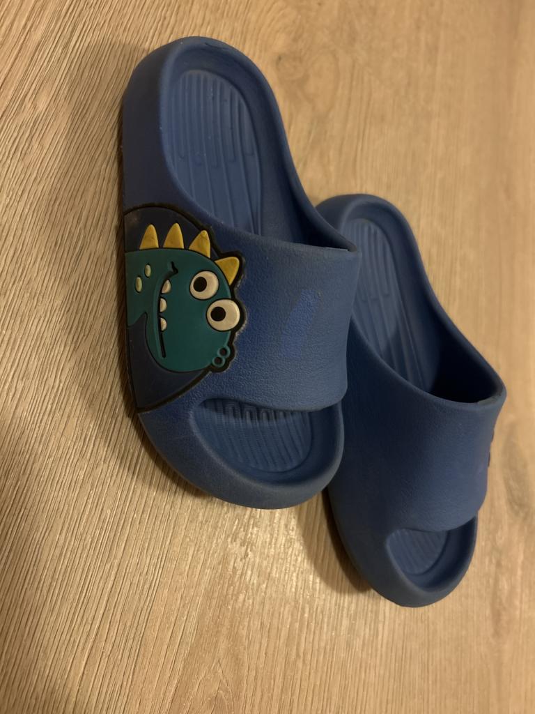 Blå bade og hjemsko