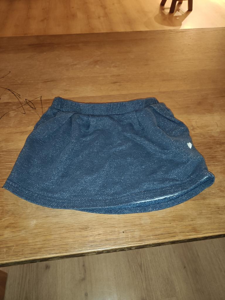 PDL Mørkeblå nederdel