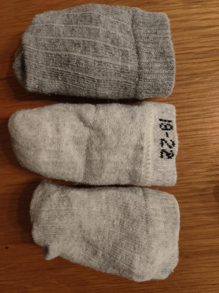 3X strømper 19-22