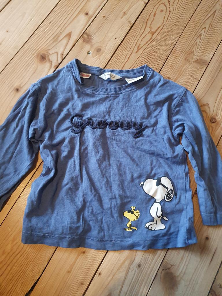 Blå Snoopy bluse