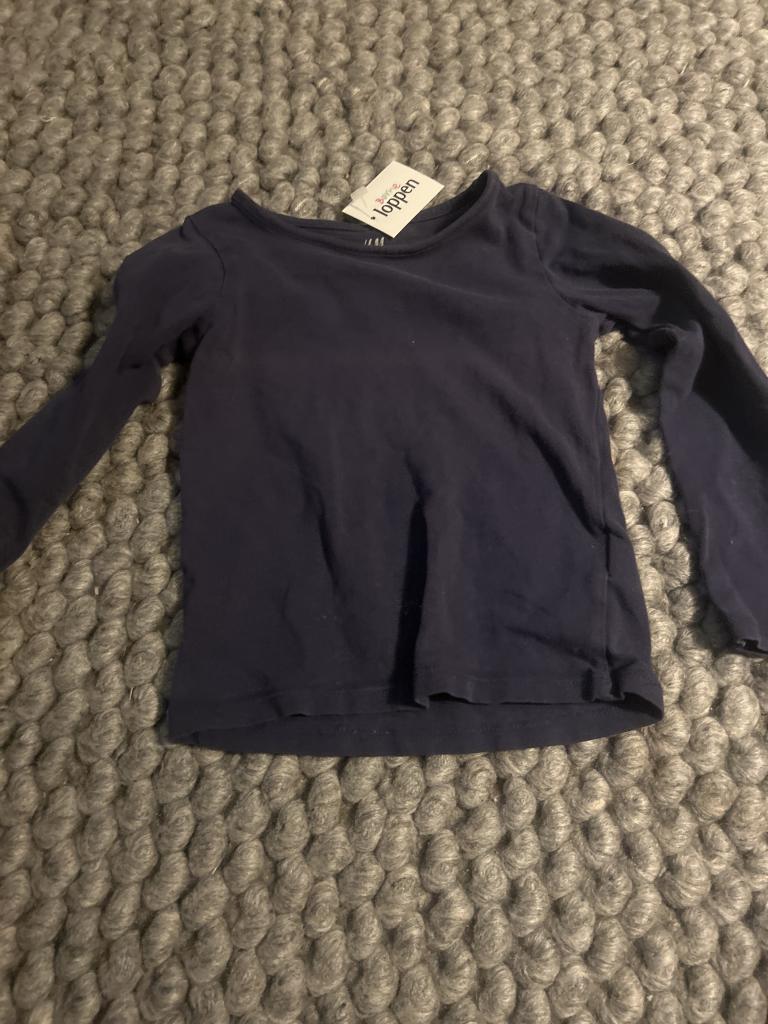 Blå bluse