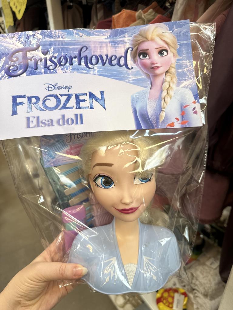 Frozen Elsa frisørhoved