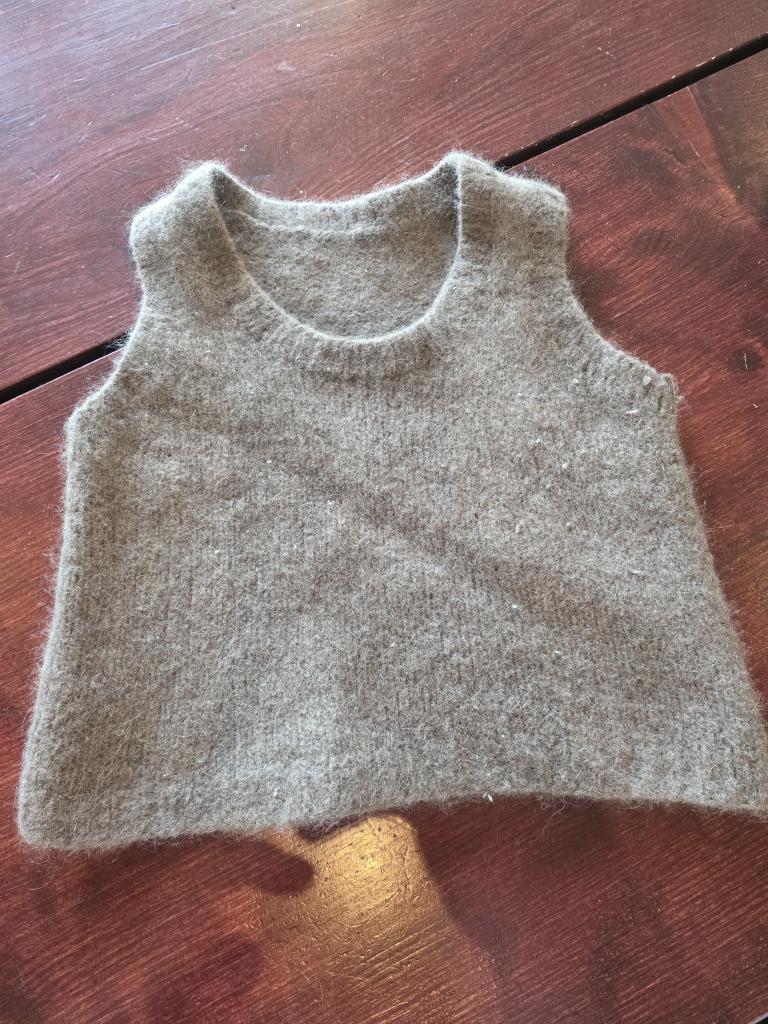 Hjemmestrik Uldvest