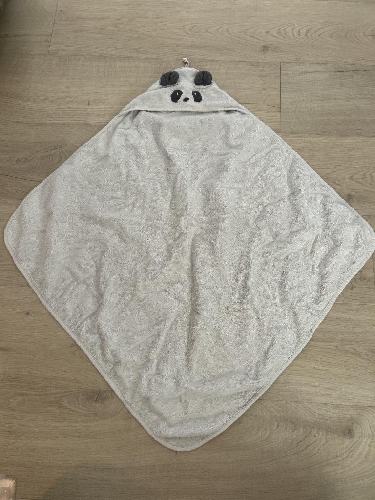 Panda badehåndklæde