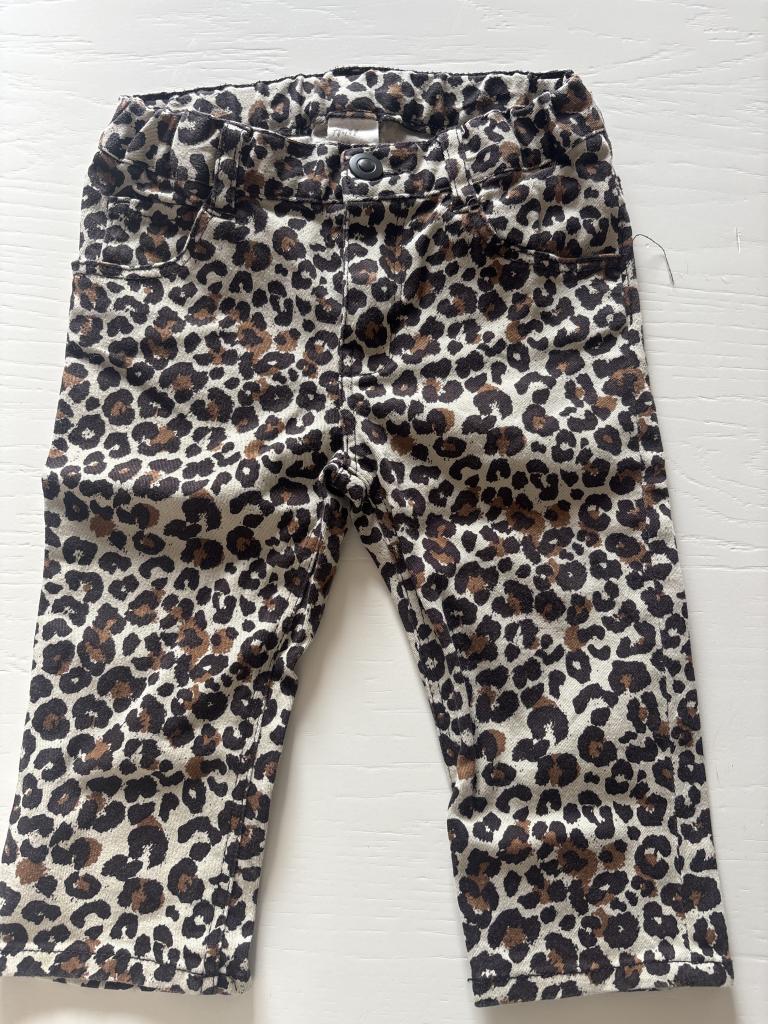 O H&M leopardbukser 74