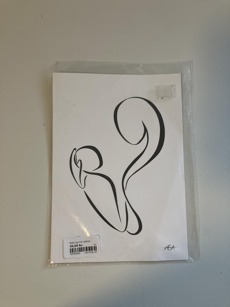 Baby og mor plakat