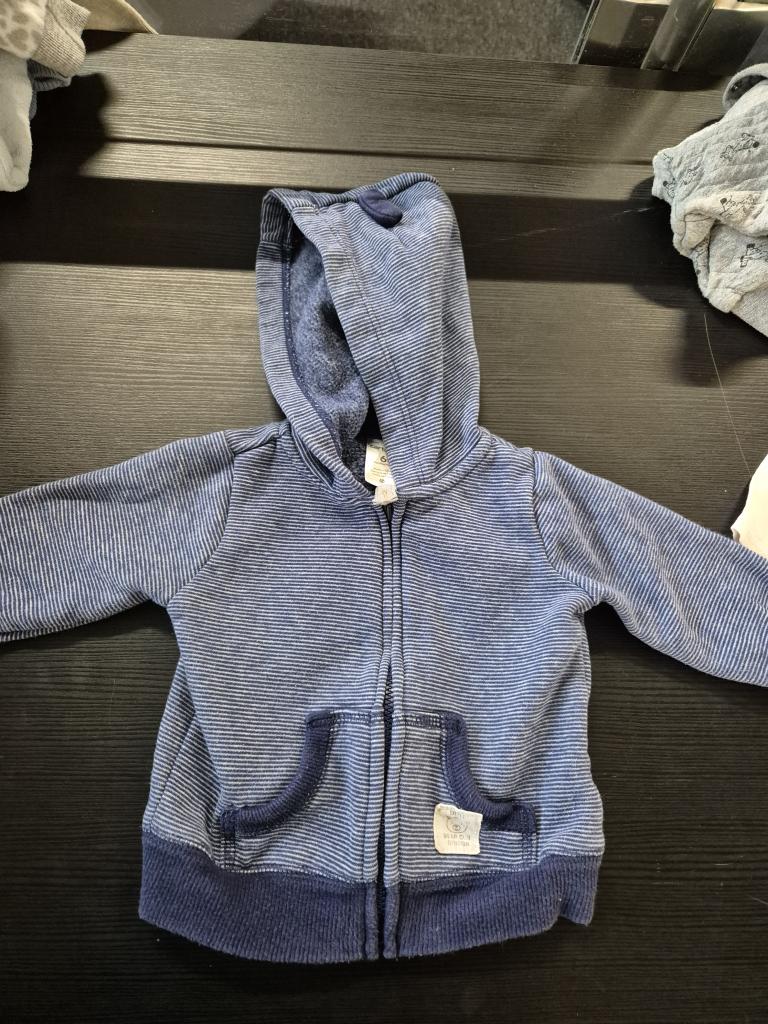 Blå Carter's hoodie 68