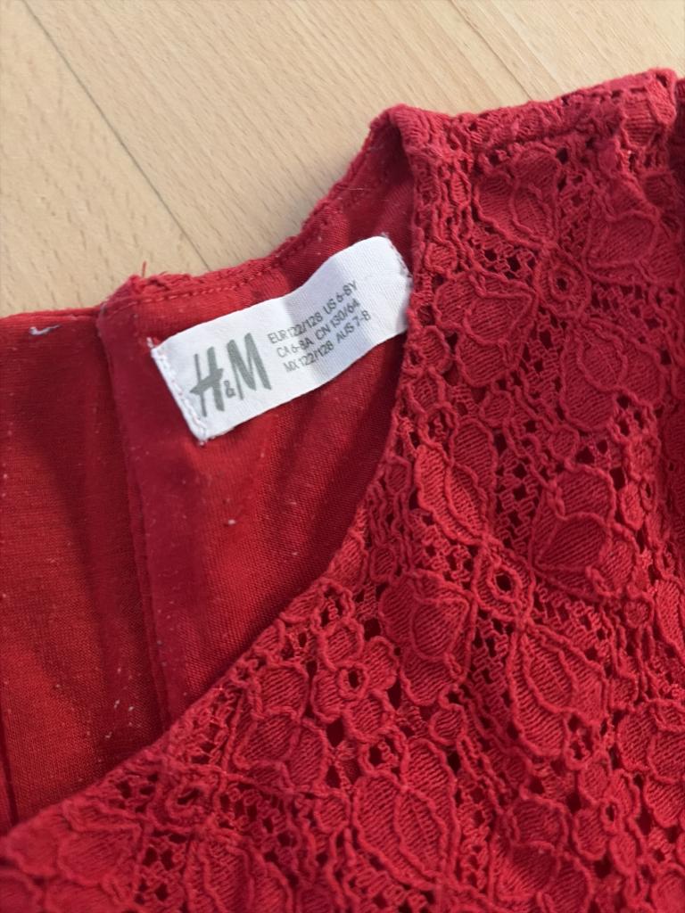 H&M rød kjole
