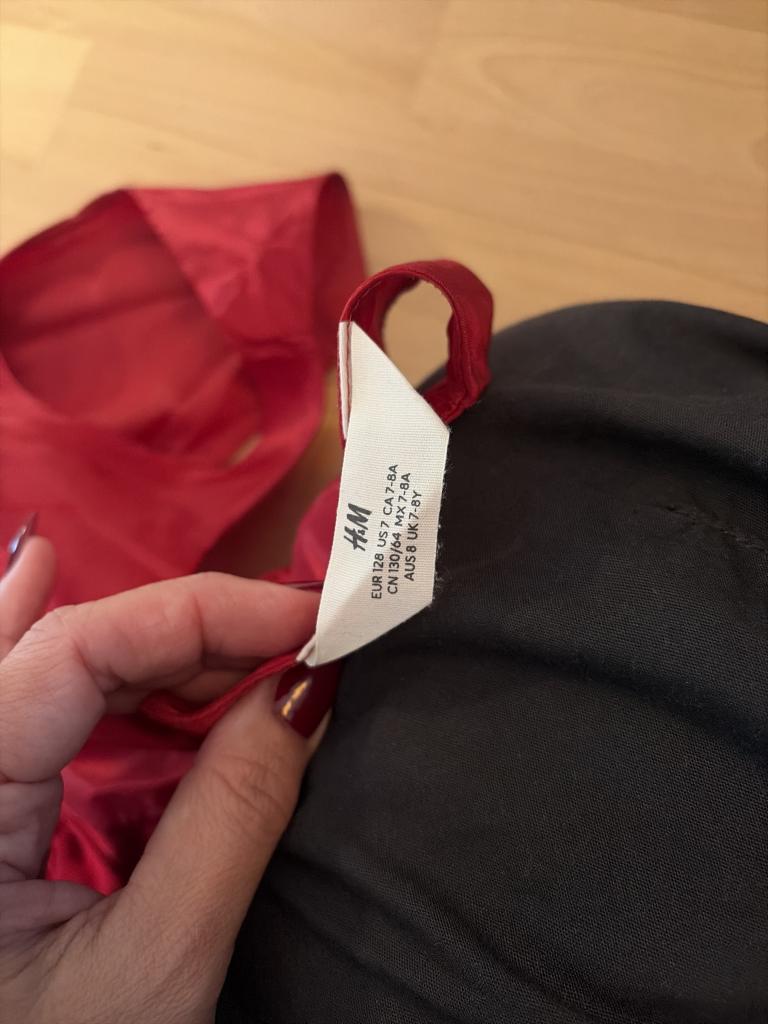 H&M rød kjole