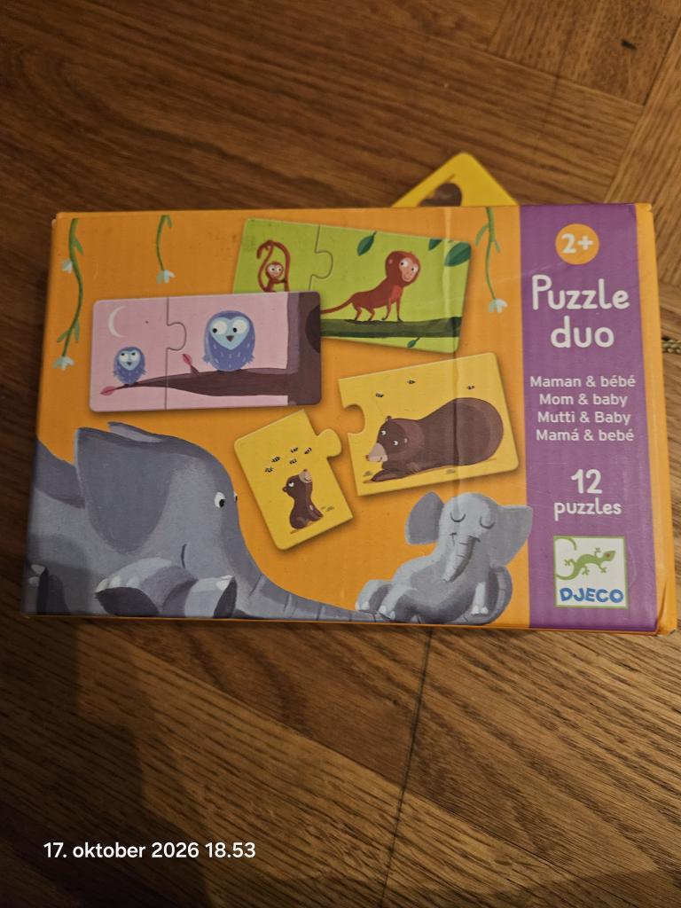 Djeco Puslespil duo 2 år