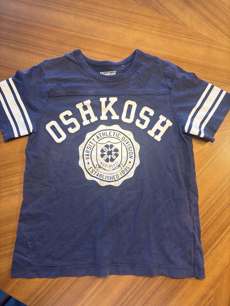 Blå T-shirt med print