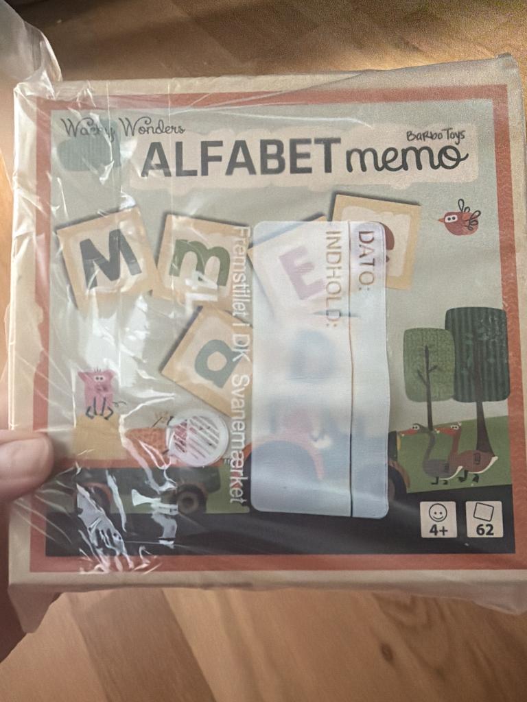 Alfabet memo 4+