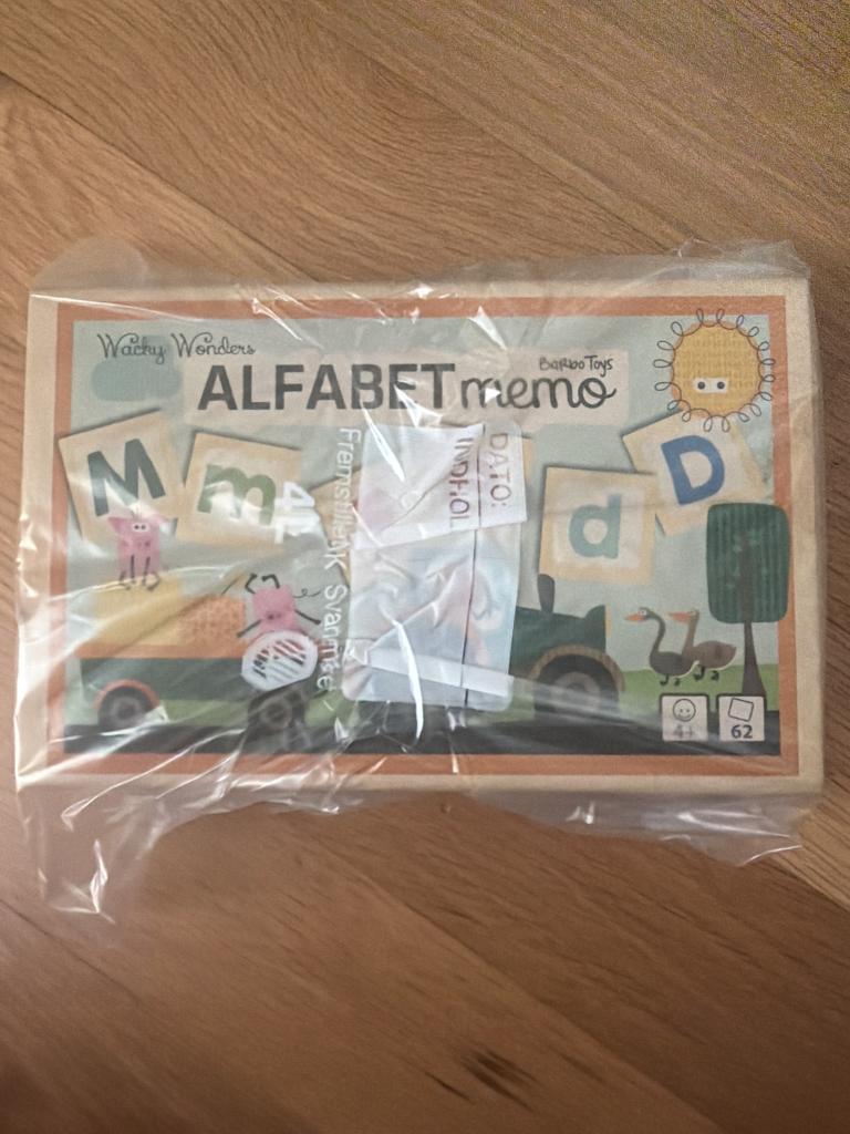 Alfabet memo spil
