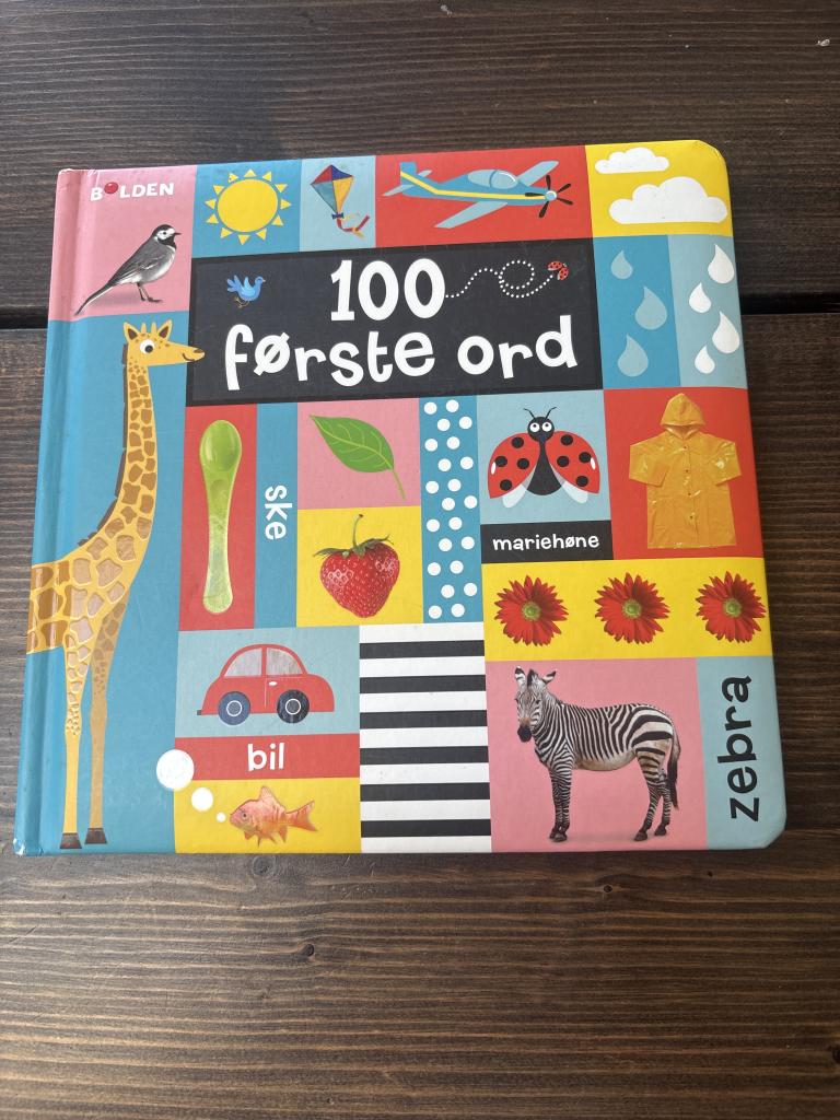 100 første ord bog