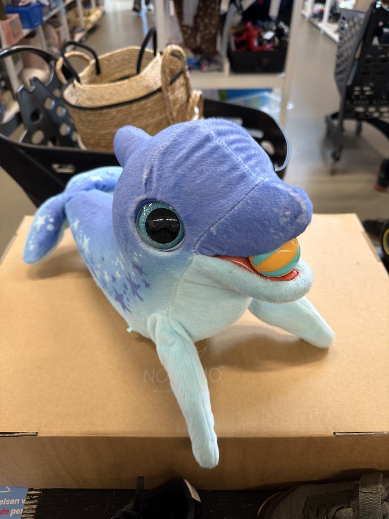 Blå delfin bamse lyd